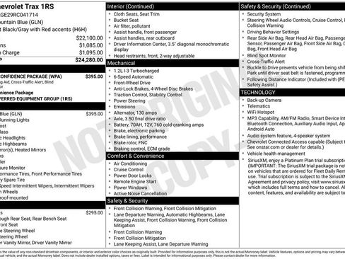 Used 2024 Chevrolet Trax RS w/ Driver Confidence Package FWD image 4