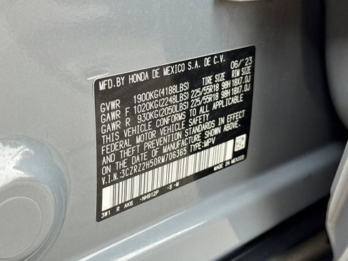 Certified 2024 Honda HR-V Sport image 34
