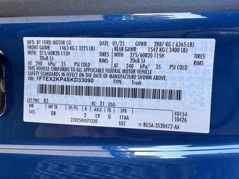 Used 2025 Ford F150 STX w/ Equipment Group 200A image 40