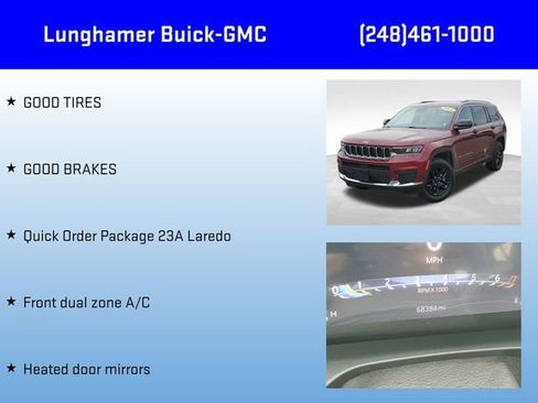 Used 2023 Jeep Grand Cherokee L Laredo AWD/4WD image 6