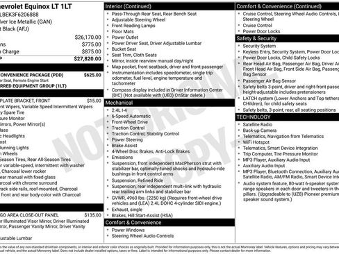 Used 2015 Chevrolet Equinox LT w/ Driver Convenience Package FWD image 31