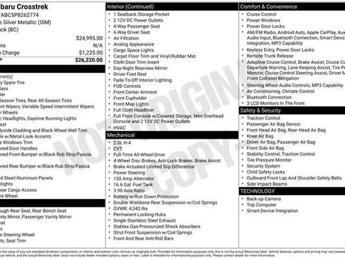 Certified 2023 Subaru Crosstrek 2.0i image 2