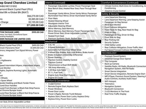 Used 2024 Jeep Grand Cherokee Limited w/ Trailer Tow Package AWD/4WD image 27