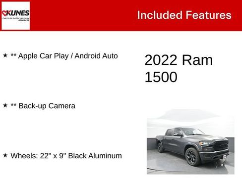 Used 2022 RAM 1500 Limited AWD/4WD image 3
