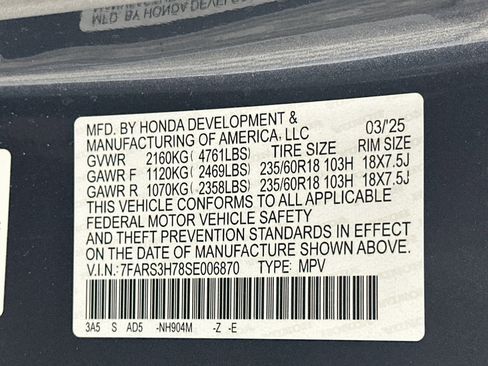 Used 2025 Honda CR-V EX-L image 12