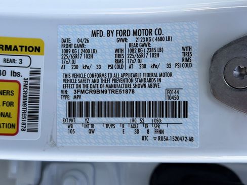 New 2026 Ford Bronco Sport Big Bend AWD/4WD image 25