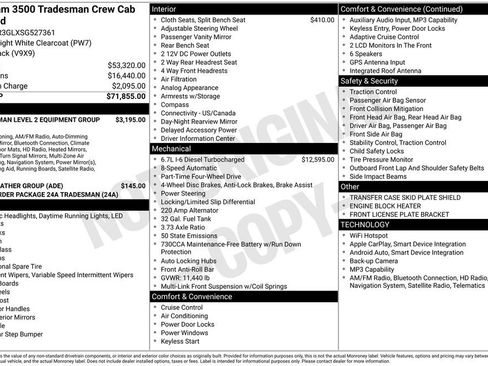 Certified 2025 RAM 3500 Tradesman AWD/4WD image 39
