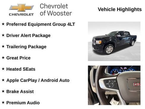 Used 2018 GMC Canyon SLT w/ Driver Alert Package AWD/4WD image 2