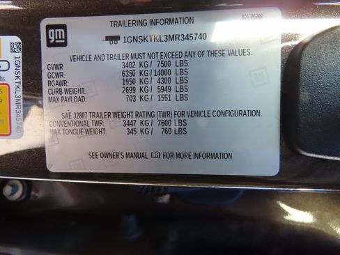 Used 2021 Chevrolet Tahoe High Country image 47