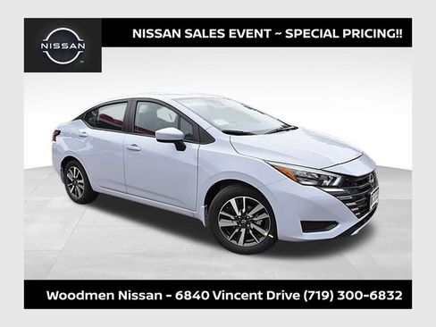 New 2025 Nissan Versa SV w/ Trunk Package FWD image 1