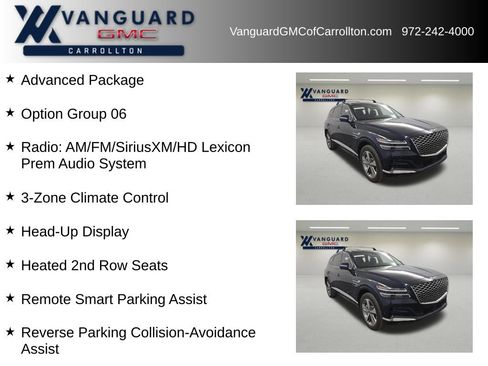 Used 2024 Genesis GV80 3.5T Advanced w/ Advanced Package AWD/4WD image 6