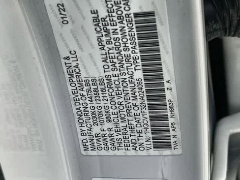 Certified 2022 Honda Accord Sport image 22