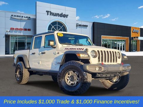 Certified 2020 Jeep Gladiator Rubicon w/ Trailer Tow Package image 1