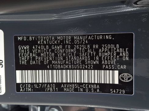 Used 2025 Toyota Camry LE w/ Convenience Package AWD/4WD image 27