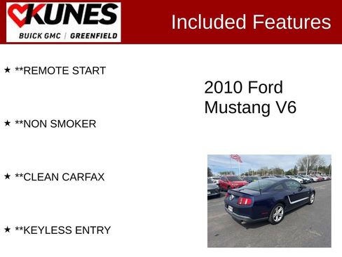 Used 2010 Ford Mustang Coupe RWD image 2