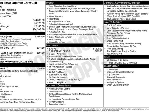 Used 2026 RAM 1500 Laramie w/ Night Edition AWD/4WD image 4