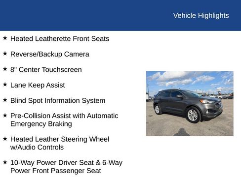 Certified 2020 Ford Edge SEL w/ Cold Weather Package image 32