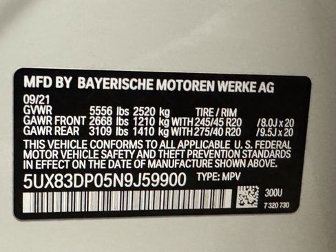 Used 2022 BMW X3 M40i w/ Premium Package image 34