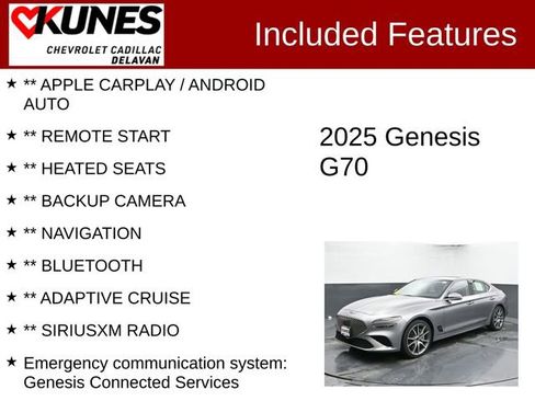 Used 2025 Genesis G70 2.5T image 3