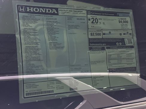 New 2026 Honda Pilot TrailSport image 35