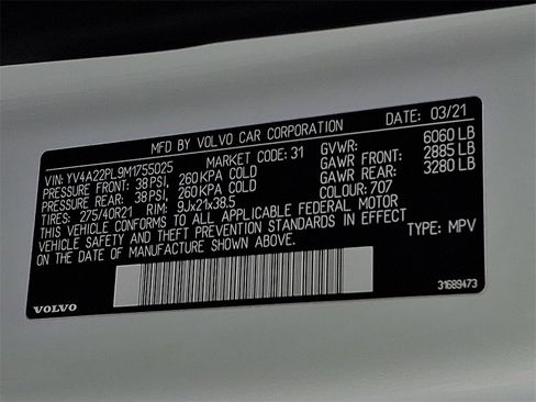 Used 2021 Volvo XC90 T6 Inscription w/ Lounge Package image 25