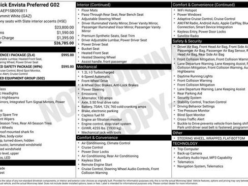 Used 2025 Buick Envista Preferred w/ Convenience I Package FWD image 11