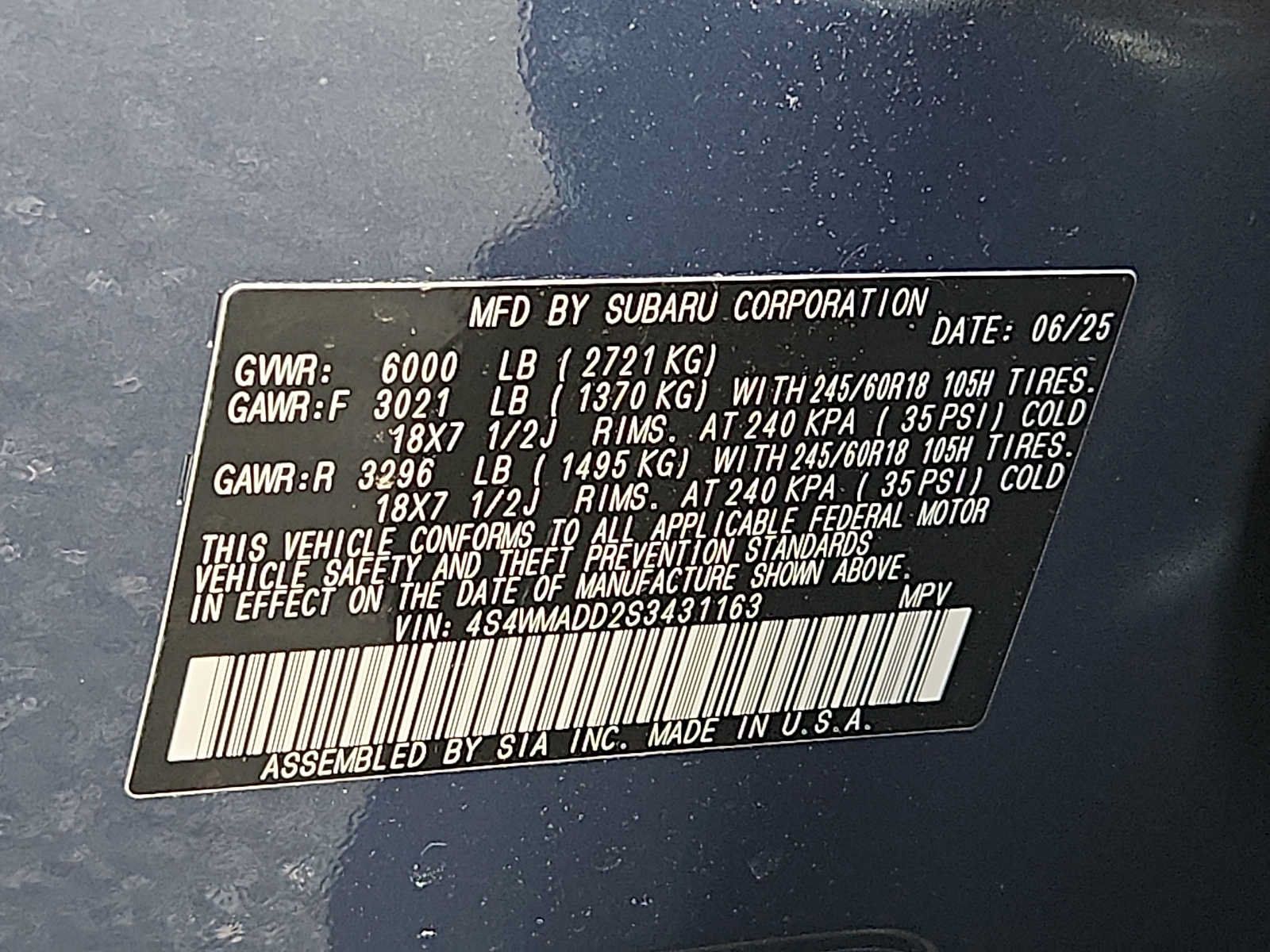 Used 2025 Subaru Ascent Premium AWD/4WD image 26