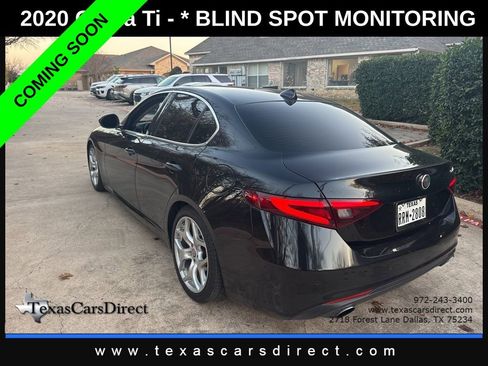 Used 2020 Alfa Romeo Giulia Ti w/ Active Blind Spot Package image 3