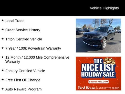 Used 2023 Jeep Grand Cherokee L Limited image 3