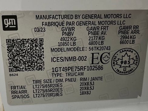 Used 2024 GMC Sierra 2500 AT4 w/ AT4 Preferred Package AWD/4WD image 61