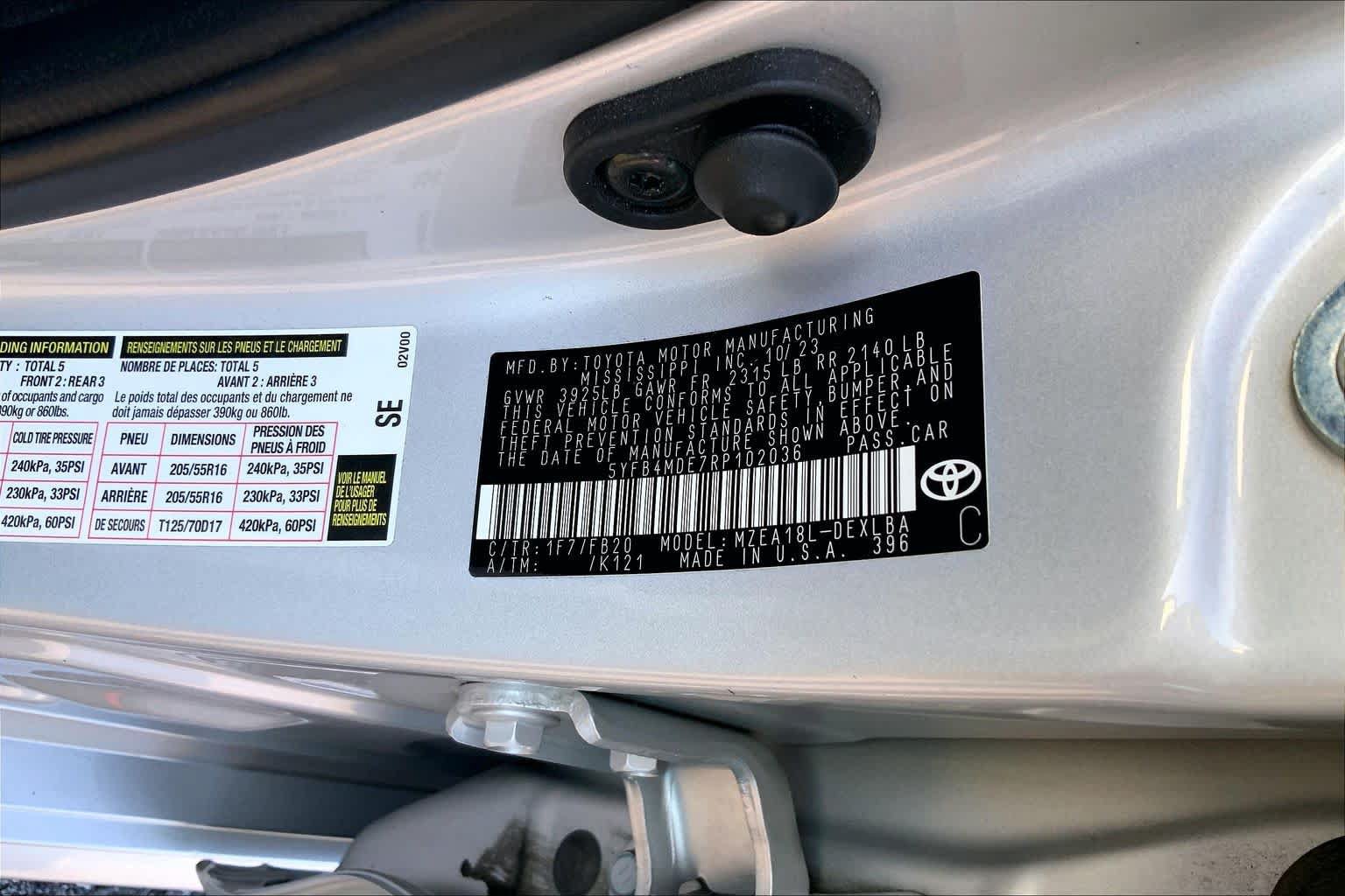 Used 2024 Toyota Corolla LE FWD image 29