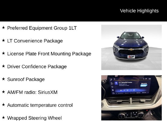 Certified 2024 Chevrolet Trax LT w/ Sunroof Package FWD image 16