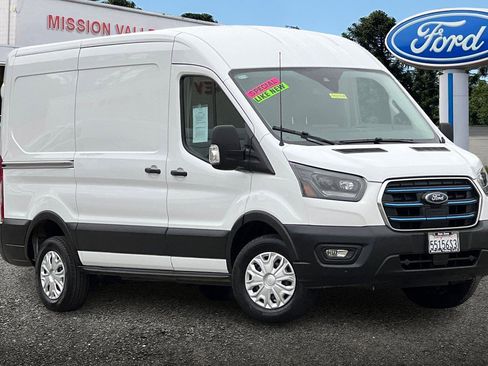 Used 2023 Ford E-Transit Medium Roof w/ Load Area Protection Package image 2