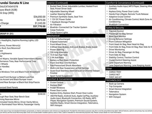 Used 2026 Hyundai Sonata N Line image 30