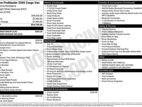 Used 2023 RAM ProMaster 2500 w/ Convenience Group image 35