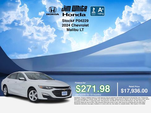 Used 2024 Chevrolet Malibu LT image 3