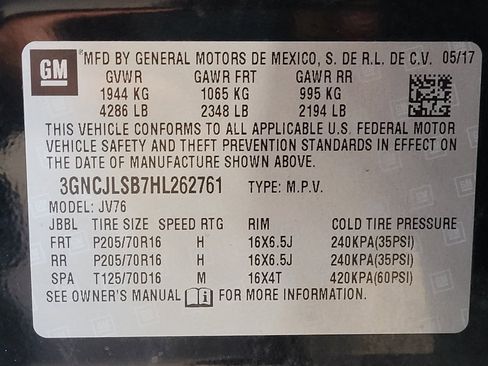Used 2017 Chevrolet Trax LT w/ LT Convenience Package FWD image 33