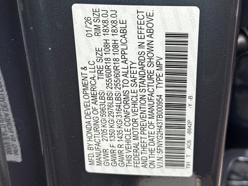 New 2026 Honda Pilot EX-L image 35