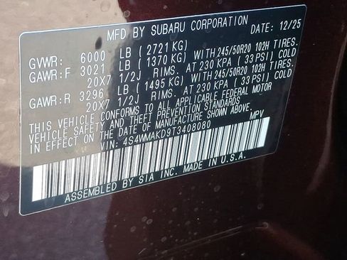 New 2026 Subaru Ascent Touring image 10