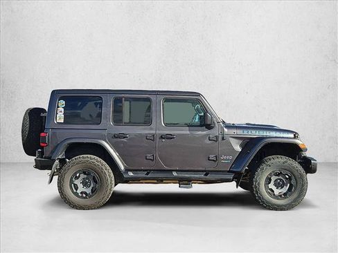 Used 2022 Jeep Wrangler Unlimited Rubicon 4xe w/ Steel Bumper Group AWD/4WD image 4