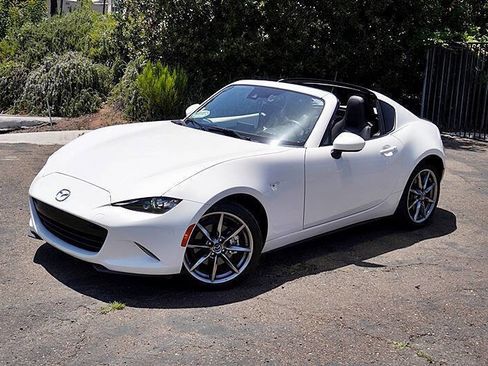 Used 2022 MAZDA MX-5 Miata RF Grand Touring w/ Weather Package RWD image 3