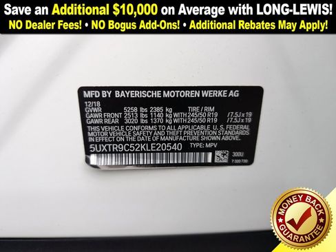 Used 2019 BMW X3 xDrive30i w/ Convenience Package image 34