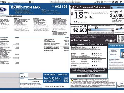 New 2027 Ford Expedition Max Platinum AWD/4WD image 4