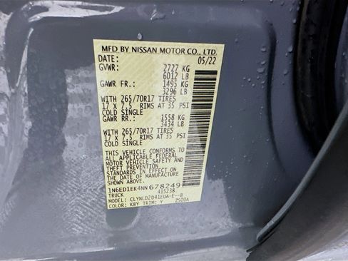 Used 2022 Nissan Frontier PRO-4X w/ Pro-4X Premium Package image 12