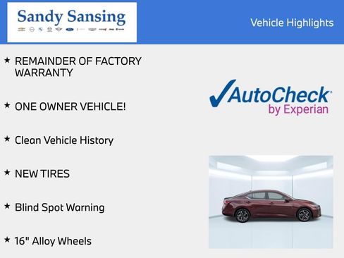 Certified 2025 Nissan Sentra SV FWD image 8