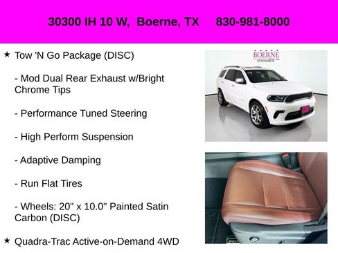 Used 2024 Dodge Durango Citadel w/ Tow 'N Go Package image 30