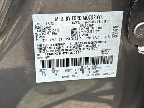 Certified 2023 Ford Explorer ST-Line w/ Class IV Trailer Tow Package RWD image 31
