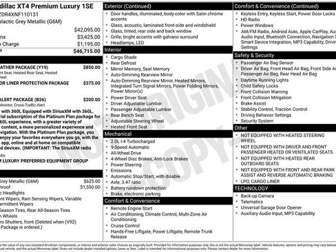 Used 2022 Cadillac XT4 Premium Luxury w/ Cold Weather Package AWD/4WD image 37