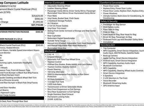Used 2020 Jeep Compass Latitude AWD/4WD image 3