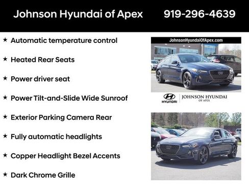 Used 2019 Genesis G70 2.0T Advanced w/ Sport Package RWD image 12